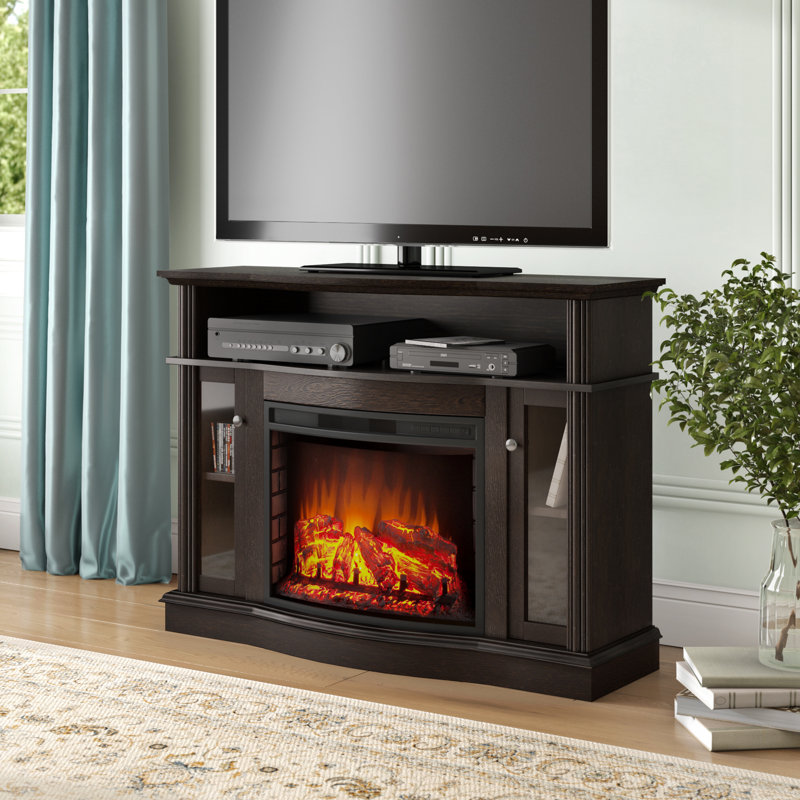 Red Barrel Studio® Welliver TV Stand for TVs up to 50" with Fireplace